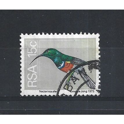SouthAfrica.SG358 15c Greater Double-collared Sunbird.Fine Used.Sep25g
