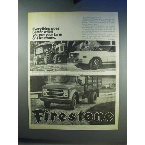 1969 Firestone Tires Ad - Better Put Your Farm On