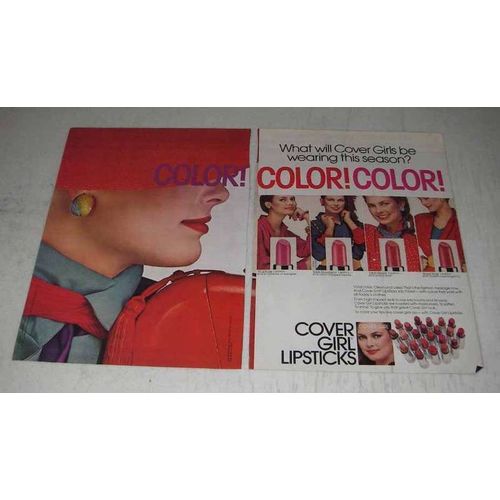 1980 Cover Girl Lipsticks Ad - Wearing this Season