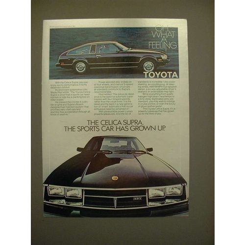 1980 Toyota Celica Supra Car Ad - Grown Up!