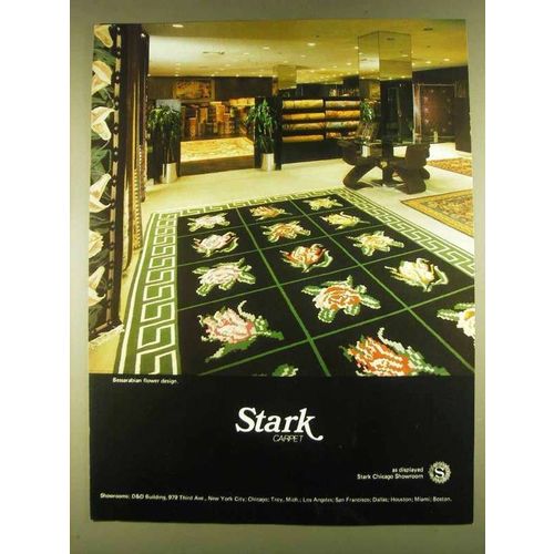 1980 Stark Bessarabian Flower Design Carpet Ad