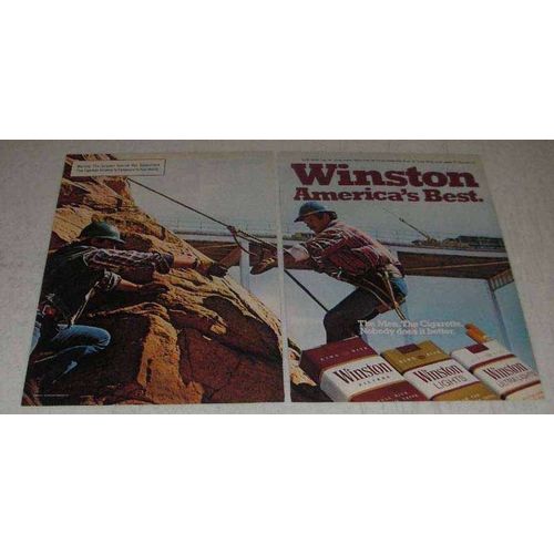 1982 2-page Winston Cigarettes Ad - America's Best