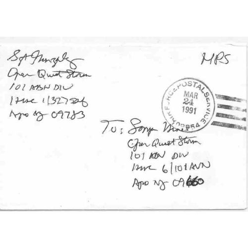 USA Military in Iraq, Operation Desert Storm 1991 to Operation Quiet Storm