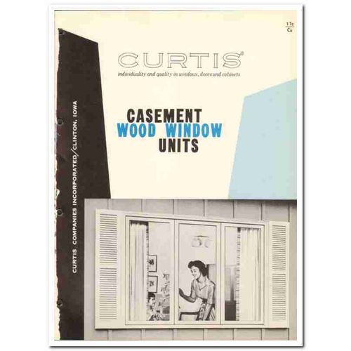 CURTIS COMPANIES INC 1962 casement wood window units vintage catalog