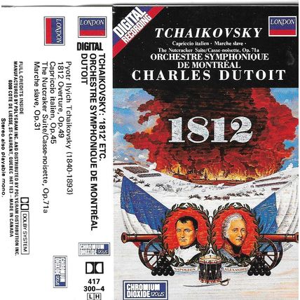 Tchaikovsky - London Digital # 417 300-4 - Cassette Album