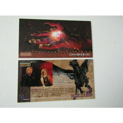 Topps 1996 Dragonheart Widevision Cards Card Variants (e31)