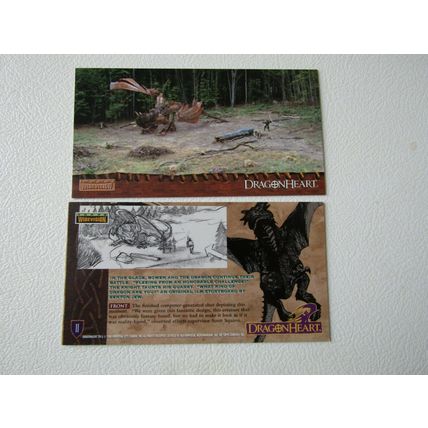 Topps 1996 Dragonheart Widevision Cards Card Variants (e31)