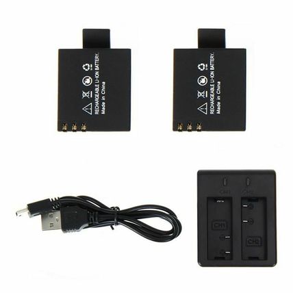 Quality Duel USB Battery Charger for GoPro Hero SJ4000/5000/6000 with Indicators