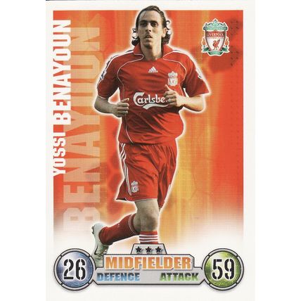 Match Attax 2007/2008 Yossi Benayoun Liverpool