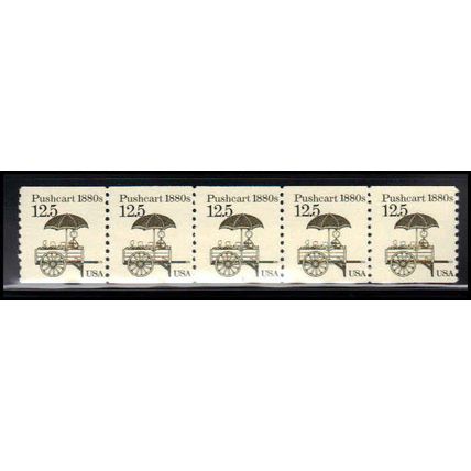 2133 12.5c Pushcart Fine MNH Dry Gum PNC 1/5 X2245