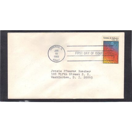 FDC 2031 20c Science (No Cachet-Typed/A) CV40771