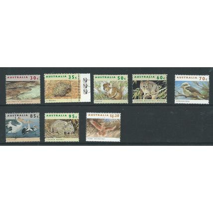 Australia stamps sg1361 1992 wildlife range no 1.35 used very lightly sg 1361