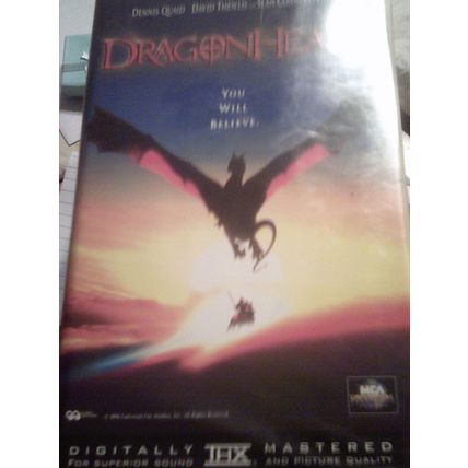 Dragonheart VHS clamshell case