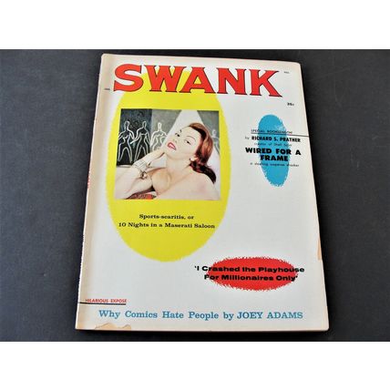 Mature! SWANK-Volume 6 #6, January 1960, Men’s Pinup Pulp Risqué Magazine. RARE!