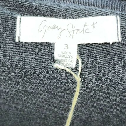 Grey State Elena Pullover Velvet L/S Womens Shirt NWT
