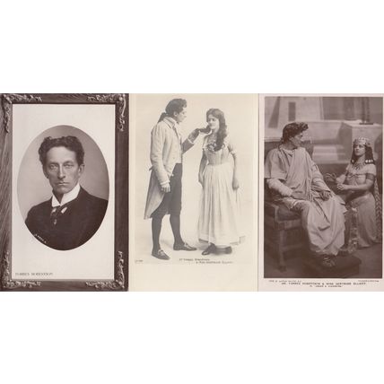 Forbes Robertson Cesar & Cleopatra 3x Postcard s