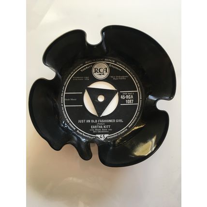 EARTHA KITT VINYL SINGLE BOWL