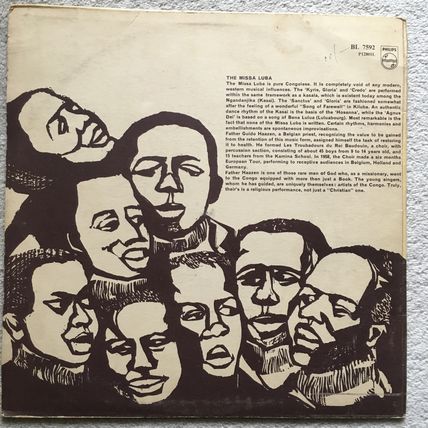 MISSA LUBA - LES TROUBADOURS DU ROI BAUDOUIN (UK VINYL LP, 1963)