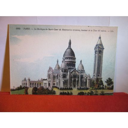 BASILIQUE DU SACRE-COEUR, PARIS, FRANCE used antique postcard #