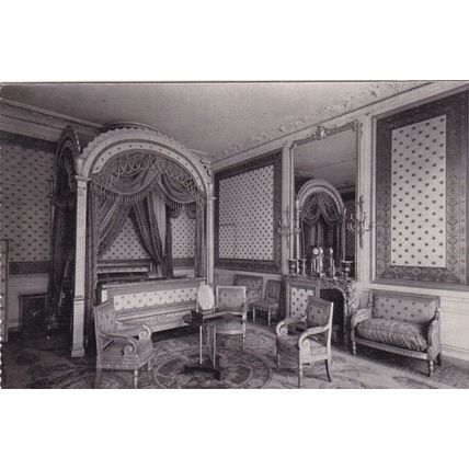Fontainebleau Chateau Chambre l'Imperatrice France Postcard posted 1962 VGC