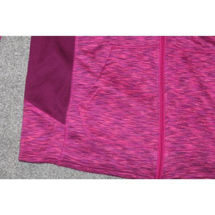 Womens RBX Hoodie Sweatshirt Size XL Zip Up Athletic Purple Pink Knit