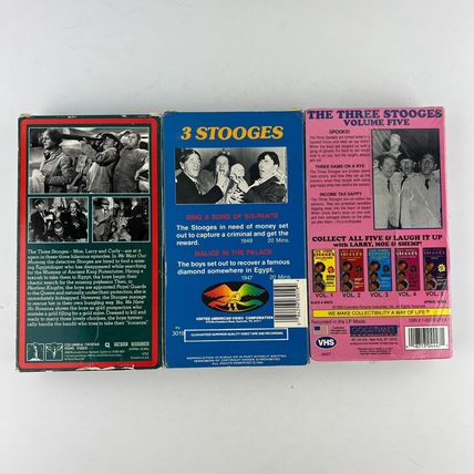 The Three Stooges VHS Tape Lot #1