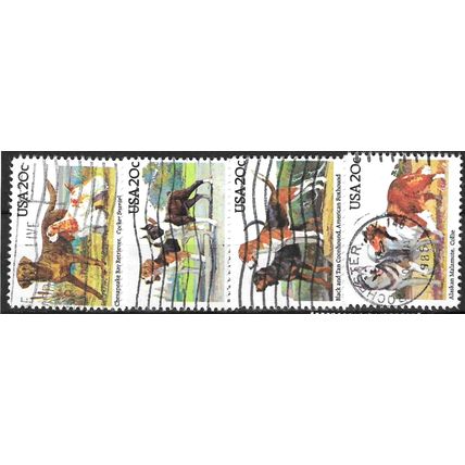 1984 Michel 1708/1711 - fine used (o) - DOG