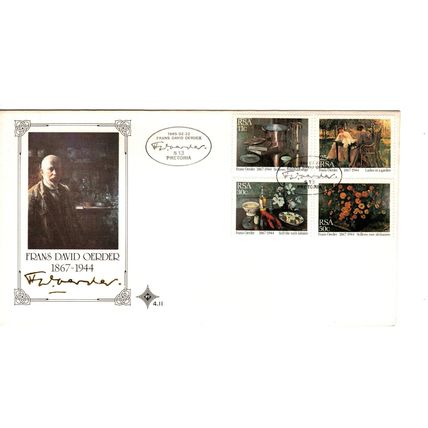 South Africa 1985 paintings, First Day Cover