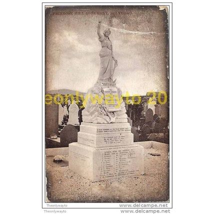 PRIMROSE HILL MONUMENT, HOLYHEAD, WALES, 1900s, Postcard