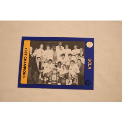 1967 Championship Team 1991 Collegiate Collection UCLA NO. 80