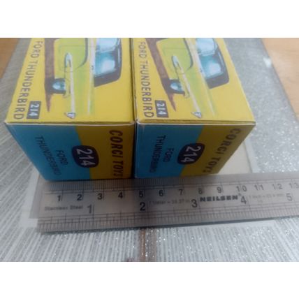Corgi - 214 Ford Thunderbird - Replica / Repro Box
