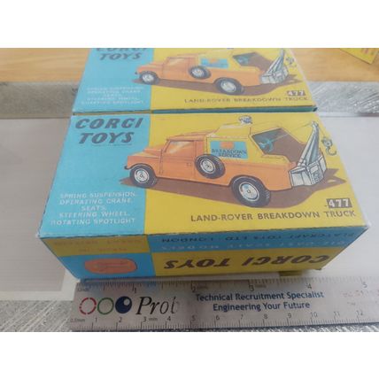 Corgi 477 Land Rover BD Truck mk2 Reproduction /Replica Box