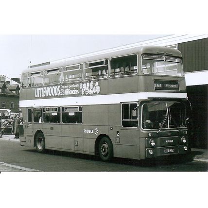 Black & White Photograph of Ribble Motor Services Ltd. - RTF 637M