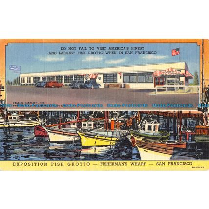 R055355 Exposition Fish Grotto. Fishermans Wharf. San Francisco