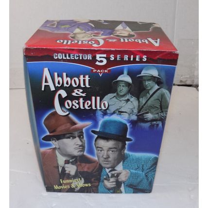 Abbott & Costello Collector Series 5 Pack VHS Tapes 1998 Good Times Home Video