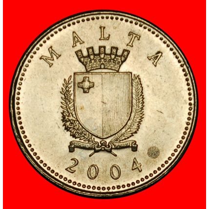 Ⰶ GREAT BRITAIN OLIVE (1991-2007): MALTA ★ 2 CENTS 2004 ★LOW START★NO RESERVE