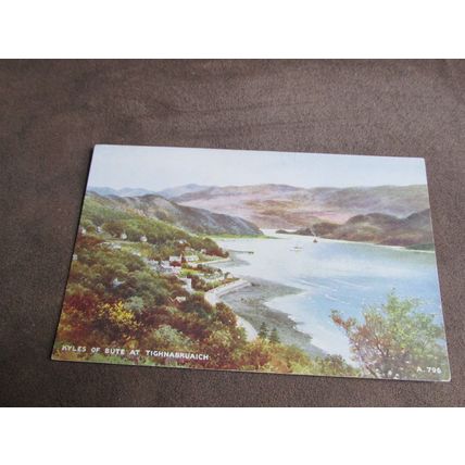 Valentines Art Postcard - Kyles of Bute Tighnabruaich - Artist Brian Gerald A796