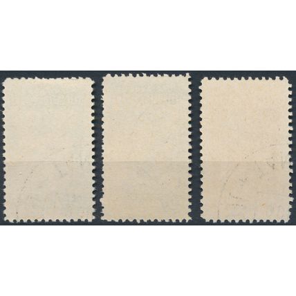 Beneficient Tax Stamp: 3 Values - Spanish Tangier 1948
