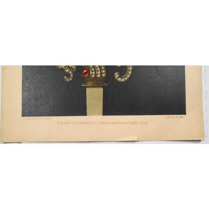 EUROPA - Espadin con esmaltes y piedras preciosas, Siglo XVIII - ca 1890