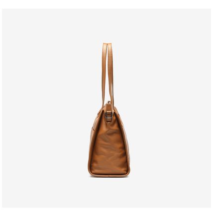 Genuine Leather Women Trendy Hobo Bag Shoulder Handbag Brown