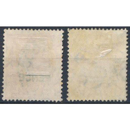 KGV surch - Australia 1930 - FH - SG 119/20