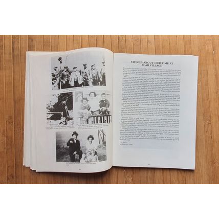 Scar Village Remembered Book - 1991 - Friends Of Scar Village