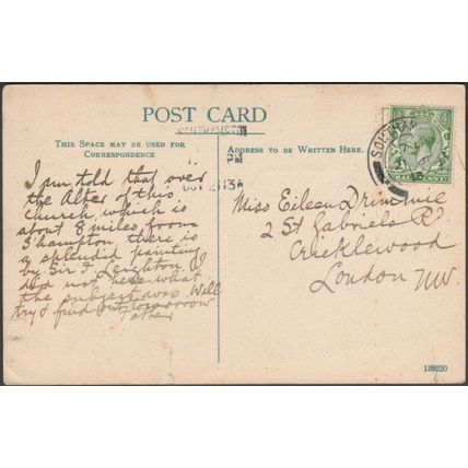 Lyndhurst Church, Hampshire, 1913 - FGO Stuart Postcard