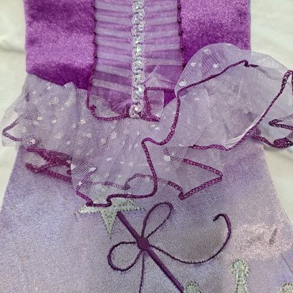 Dan Dee Purple BALLET Christmas STOCKING 17" Crown Girls Collector's Choice