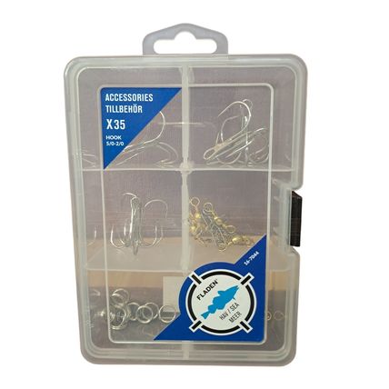 fladen 33 or 35 peice treble hook accessories pack