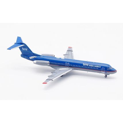FOKKER 100 BRITISH MIDLAND REG: G-BXWF W/S - JCWINGS XX20303 1/200 - PRE ORDER