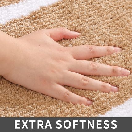 COSY HOMEER Extra Thick Bath Rugs - Anti-Slip Bath Linen Sets Mats Soft Plush 10