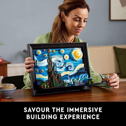 LEGO Ideas Vincent Van Gogh the Starry Night - 3D Puzzle Building Set for Adults
