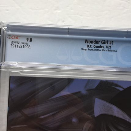 2021 DC Comics Wonder Girl Jen Bartel Variant #1 CGC Graded 9.8