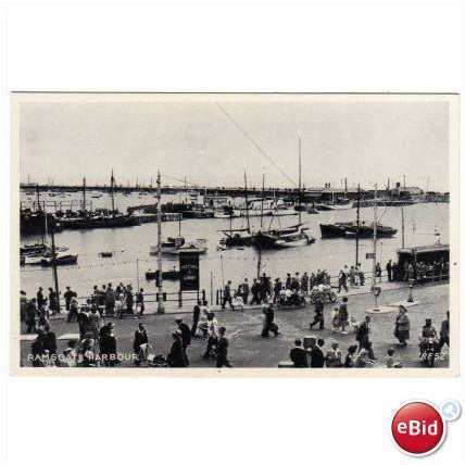 RAMSGATE HARBOUR KENT POSTCARD KE208